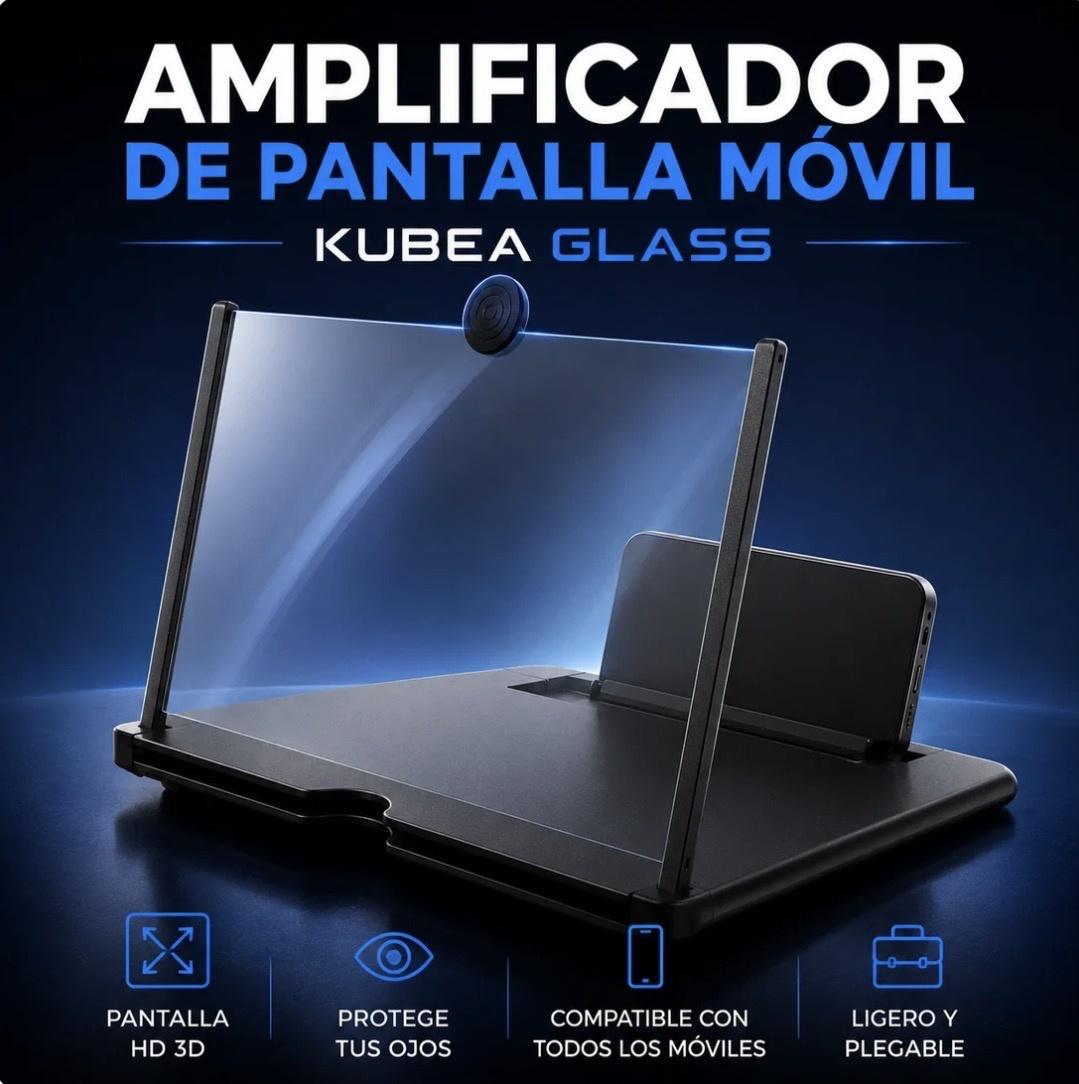 KubeaGlass Amplificador de Pantalla 12"
