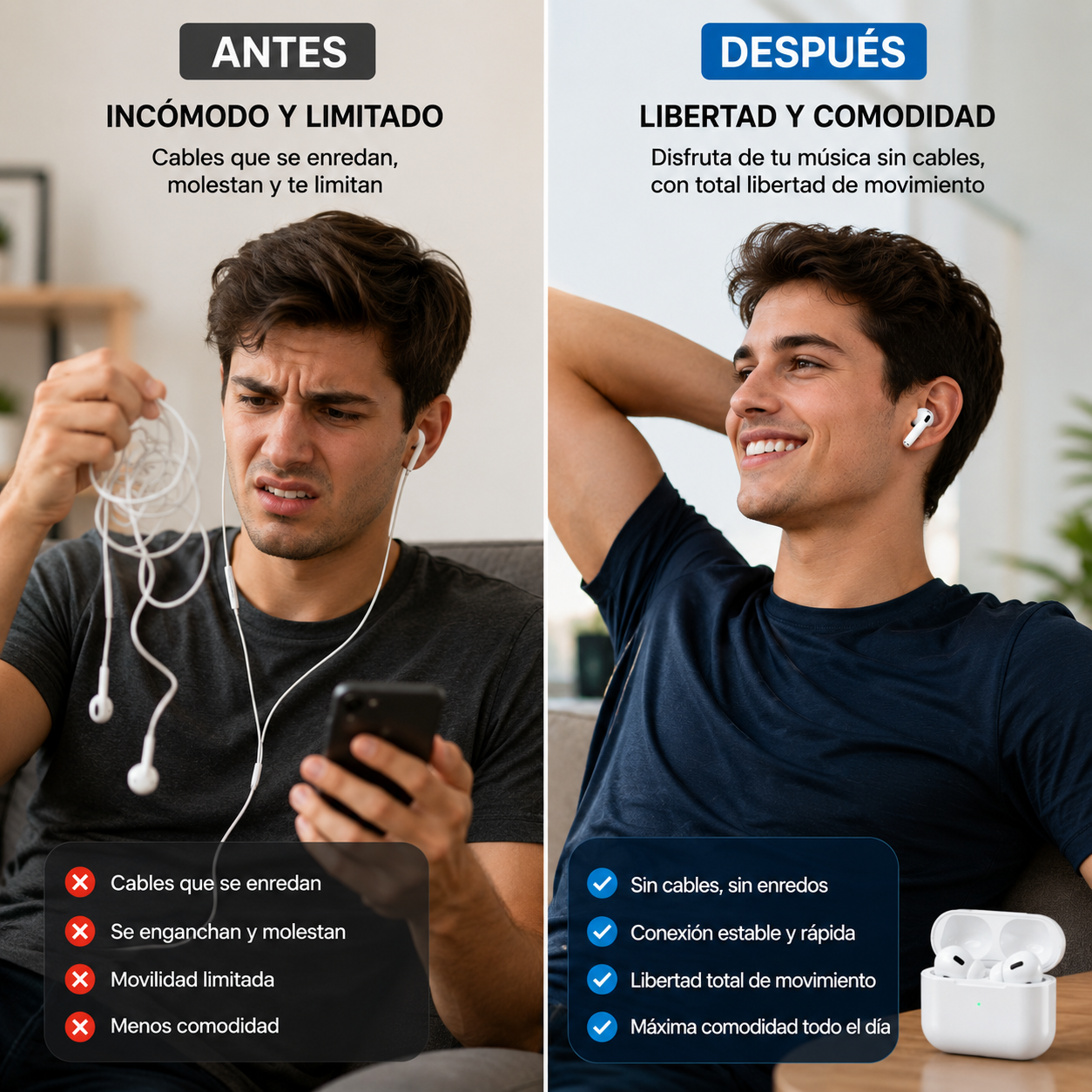 KUBEA PODS PRO (🎧Auriculares Inalámbricos 2ª Generación)