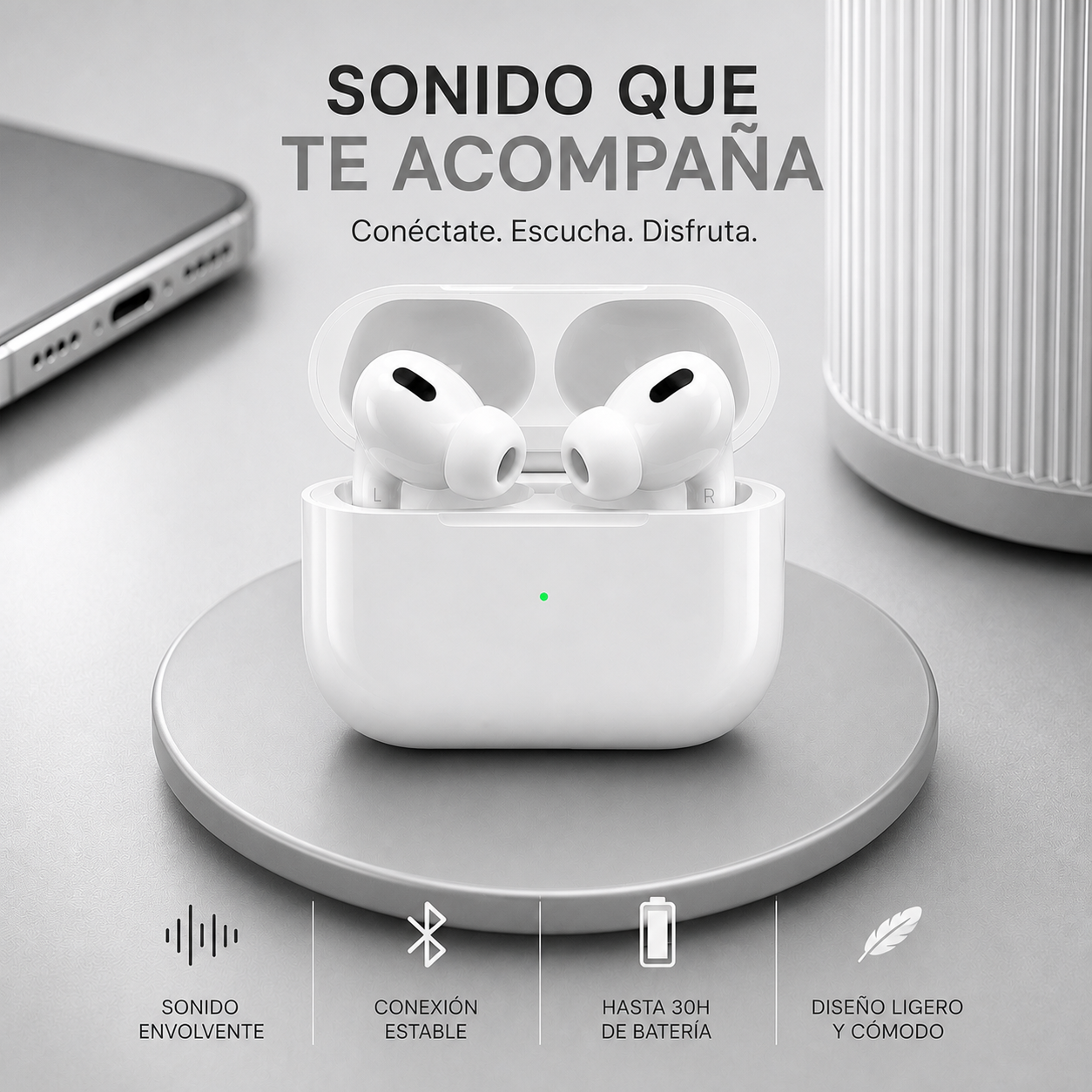 KUBEA PODS PRO (🎧Auriculares Inalámbricos 2ª Generación)