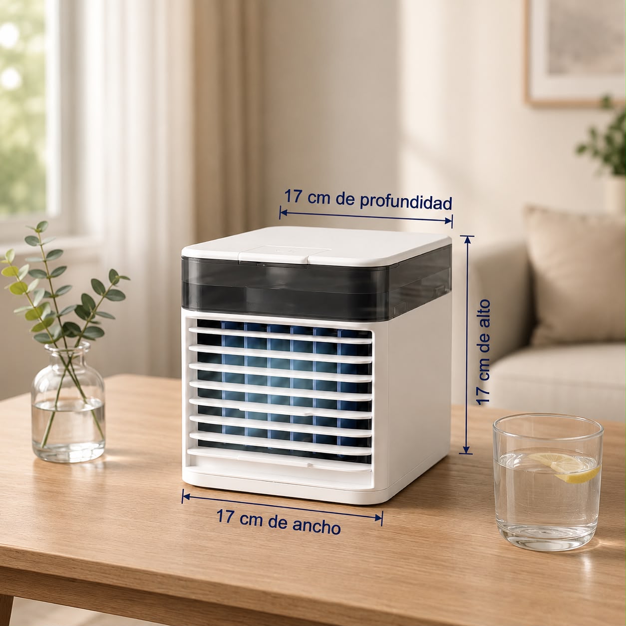PolarLux Air/ Climatizador Portátil Evaporativo - Refresca en Segundos