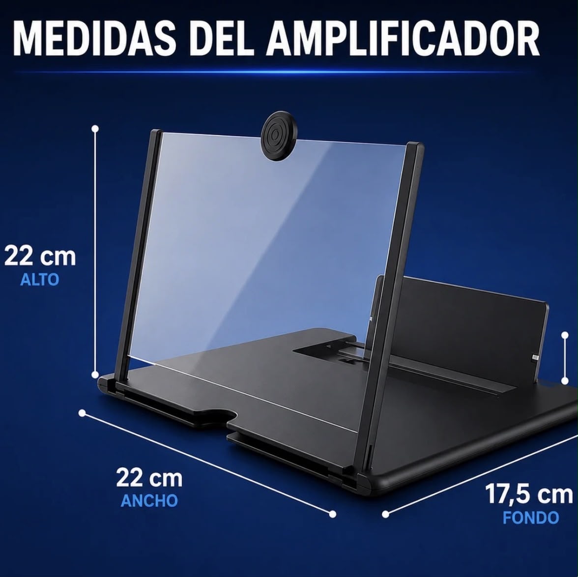 KubeaGlass Amplificador de Pantalla 12"
