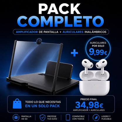 KubeaGlass Amplificador de Pantalla 12"