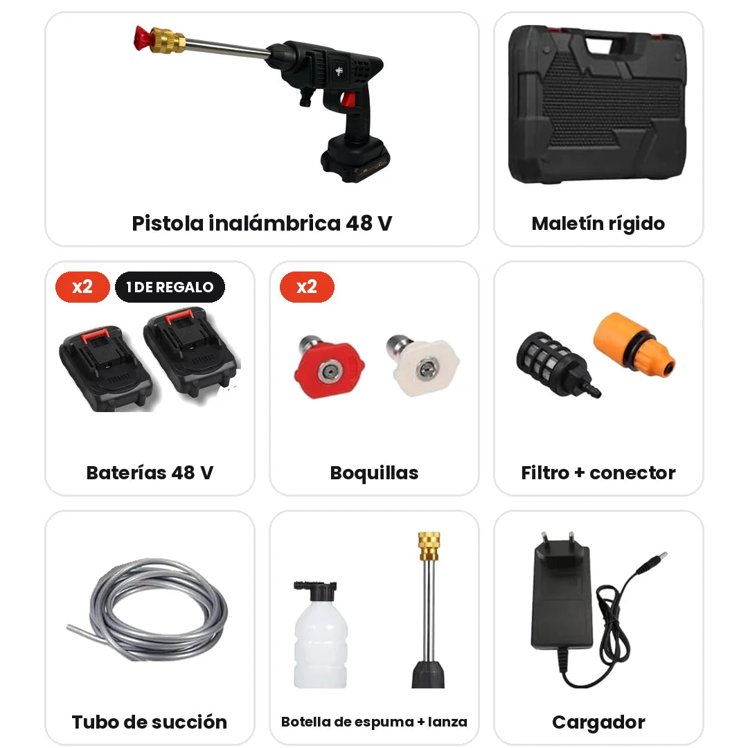 Kubea HydroForce Pro™ con 1 bateria extra de regalo